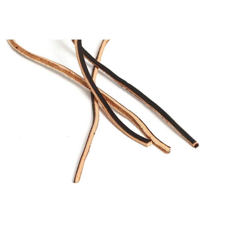 [Whites Boots] Genuine Leather Boots Lace (Shoelaces), Braun