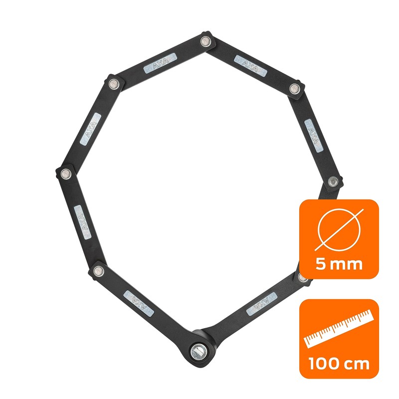 AXA Fold Lite 100 - Folding Bicycle Lock - Lightweight