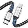 VANOVEI Thunderbolt 4 Cable, 240W 6.6ft USB C Data Cable
