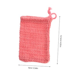 MERRYHAPY 5pcs Soap Saver Holder Natural Cotton Linen Mesh Pouch for Body Scrubber Exfoliating Soap Bar Bags with Foaming for Shower