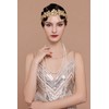 BABEYOND 1920s Gatsby Flapper Headband, 20s Rhinestone Costume Hair Accessories,