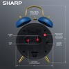 Sharp Twin Bell Alarm Clock, Loud Alarm Great for Heavy