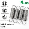GUNGY Tension Springs with Hooks Stainless Steel Tension Spring 65