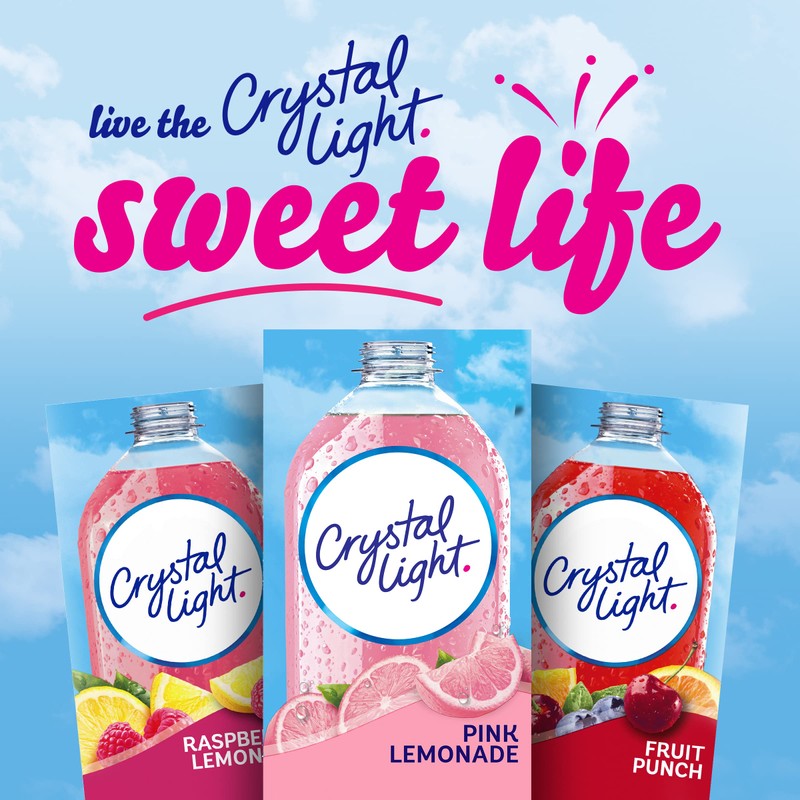 Crystal Light On The Go Pink Lemonade Drink Mix, 10