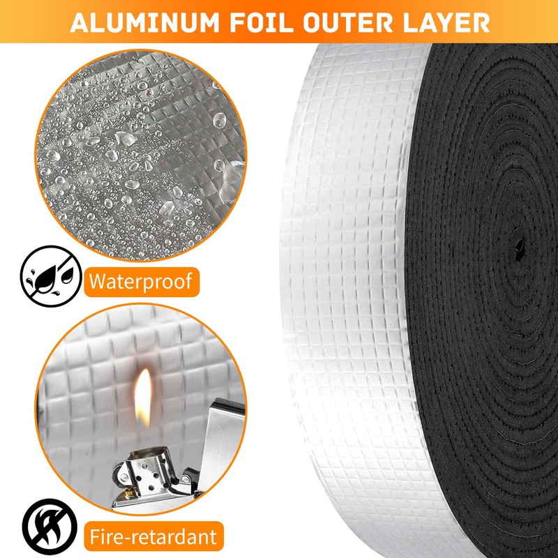 Insulation Channel Insulation for Wrapping, 2 Inch Wide x 32.8