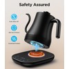 Gooseneck Electric Kettle with Temperature Control, 27oz/0.8L Fast Heat Electric