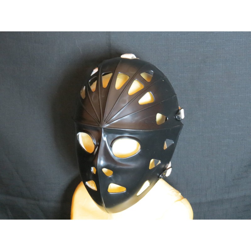 Mylec Hockey Mask Roller Hockey Vintage Goalie Mask Black Senior