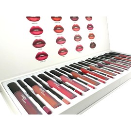 Labial Líquido Mate Con Delineador kit 24 pz, con Diferente Empaquetado
