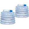 Komomobiya OD21 Collapsible Water Tank with Faucet, Set of 2,