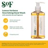 Lemon Verbena Liquid Hand Wash by SoF Body Care (Formerly