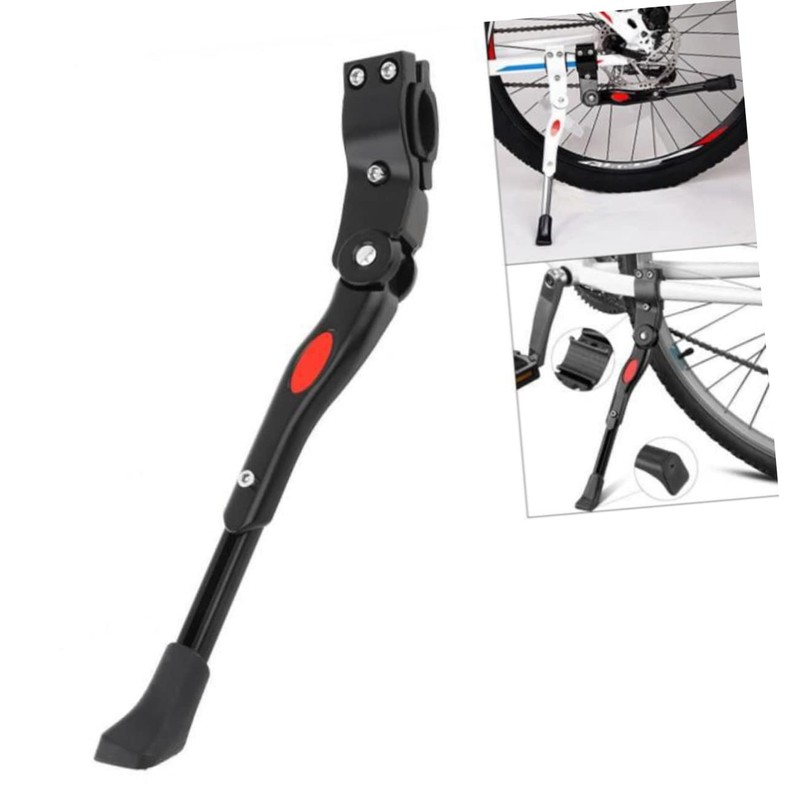TEHAUX 1 Set Aluminum Alloy Bike Kickstand Durable Cycling Support