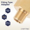 LTWFITTING Brass Pipe 1/2" Female x 1/4" Male NPT Adapter