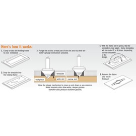 CMT RCS-CUT 3D Router Carver Spare Bit, for 1/2-Inch Shank