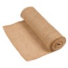 Jute Table Runner Gold Thread Stitched Edges 30cm x 5m