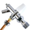 Wärmer System 8-10mm Angled Radiator Valve, Lockshield Angled Radiator Valve