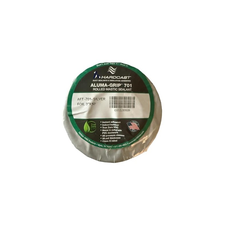 Hardcast by Carlisle 304079 Aluma-Grip 701 Mastic Duct Sealant 3"