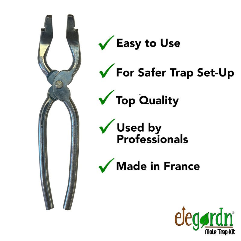 elegardn Setup pinch for Putange Mole Traps Vole Traps used