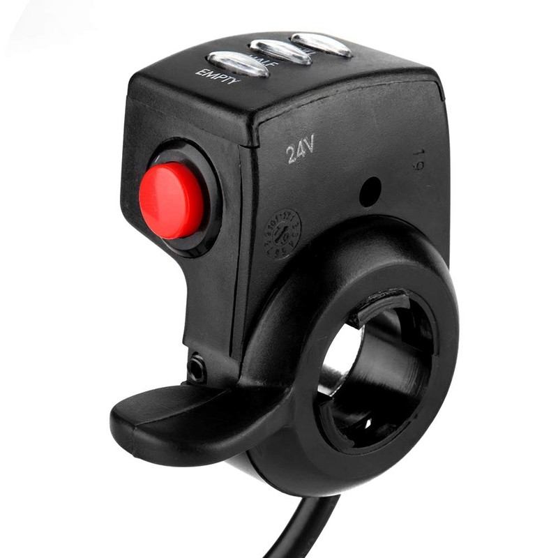 Gorgeri Electric Throttle Valve, 24 V Speed Regulator, Rotating Thumb
