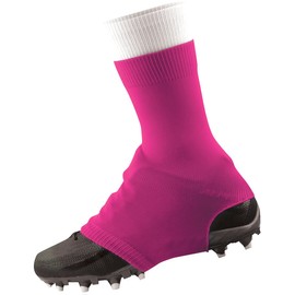 TCK Football Spat Cleat Covers (Neon Pink, X-Large)