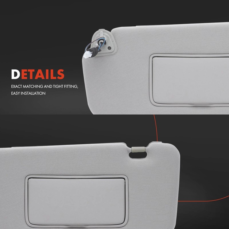 A-Premium Driver Left Side Sun Visor Compatible with Nissan Murano