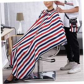 Didiseaon Haircut Cape Waterproof Hair Cape Gown Hairdressing Apron Haircut Barber Accessories Stripe Pattern for Hair Styling Cape Salon Cape