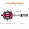 CXWXC Bicycle Pedals with 3 Sealed Bearings Aluminium Alloy for