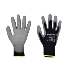 Honeywell 2400251-10/SP PSS Perfect Poly Black General Handling Gloves, Fine Handling in Dry Environment, EN 388 4121 - Size 10 (1 pair, carded)
