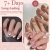 AZUREBEAUTY Cat Eye Nail Polish Set, 4 Colors Magnetic Nude