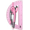Mr. Pen- Compass and Protractor Set, Rogue Pink, Compass Geometry