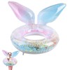 Swimming Ring for Kids, Mermaid Rubber Ring for Swimming Inflatable