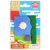 IWAKO Mount Fuji Japan temple summer erasers set 3 pieces