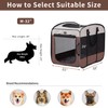 DONORO Dog Kennels and Crates for Medium Dogs, Portable Pop
