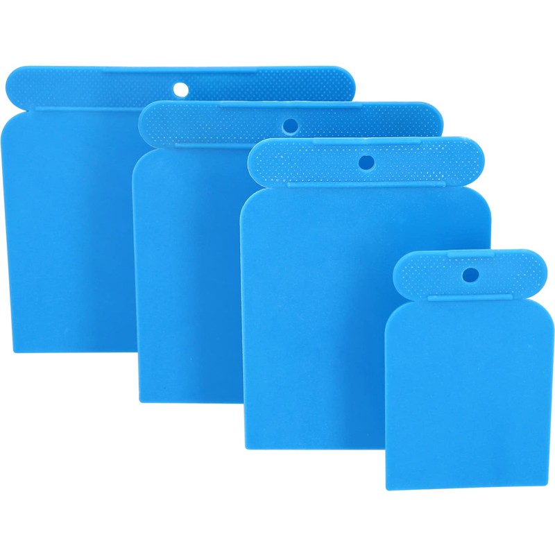 BRILLIANT TOOLS BT101935 Japanese Spatula Set, Plastic, 4-Piece [Powered by