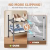 STORAGE MANIAC Expandable Shoe Rack, 8 Pairs Stackable Small Shoe