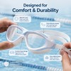 Swimming Goggles for Adults – Anti-Fog Wide Lens with UV