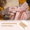 Yitexin Häkelnadel-Set mit Holzgriff, Häkelnadeln für Garn, Häkelnadeln für Arthritische