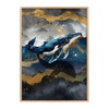 Made by Mika Ltd Navy and Gold Effect Humpback Whale
