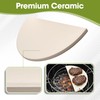 Half-Moon Ceramic Heat Deflector Plates for Kamado Joe Classic I,