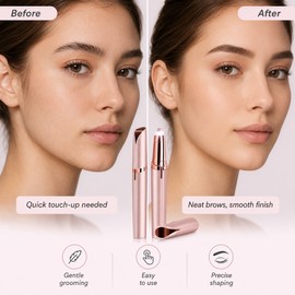 Electric Eyebrow Trimmer for Women – Portable Facial Hair Remover for Brows, Upper Lip & Touch-Up Grooming