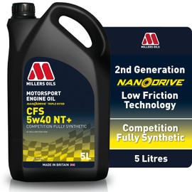 CFS 5w40 NT+ Fully Synthetic Competition Motor Oil (5 liters)