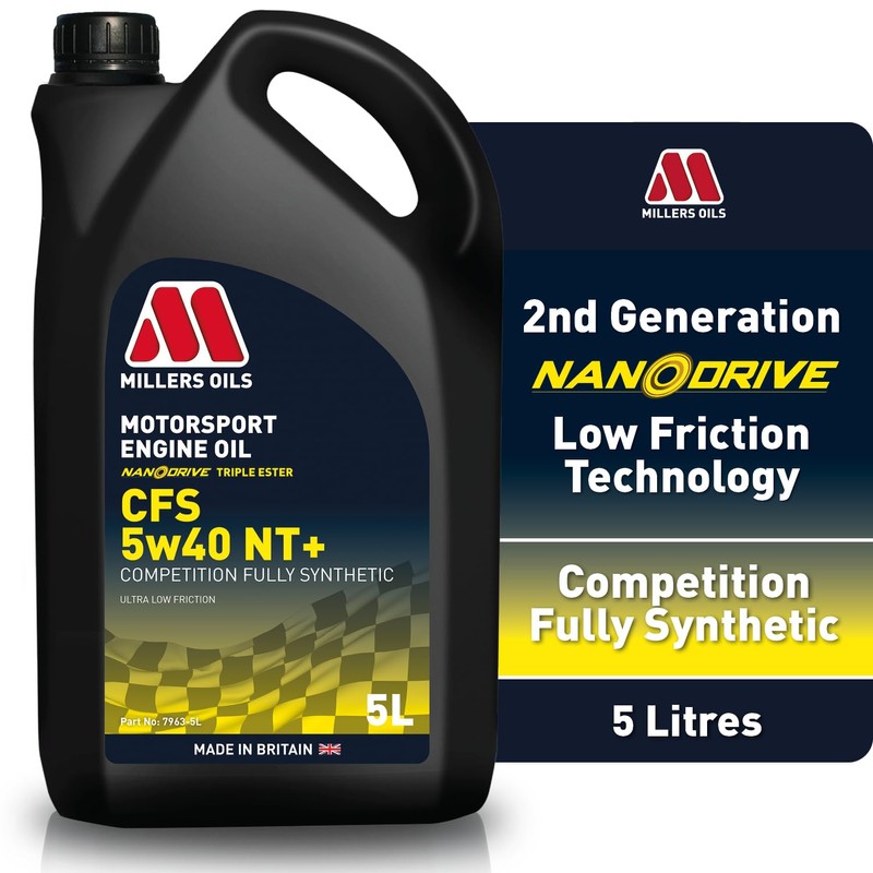 CFS 5w40 NT+ Fully Synthetic Competition Motor Oil (5 liters)