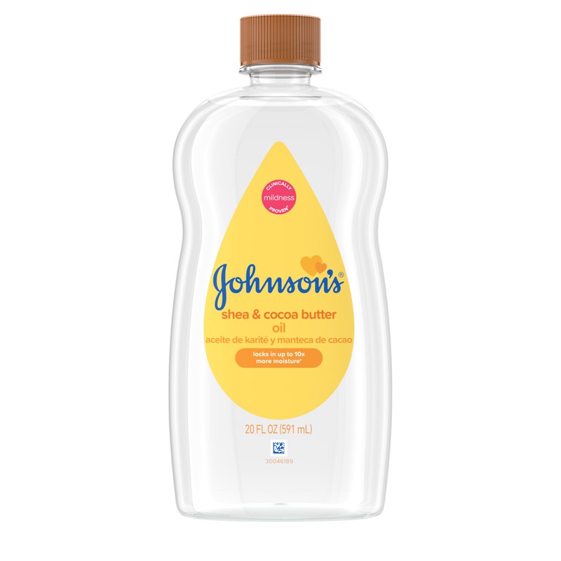 Johnson's Baby Oil With Shea & Cocoa Butter, 20 Fl.