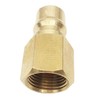 MENSI Propane Brass Quick Connect Fitting Adapter Female Plug x