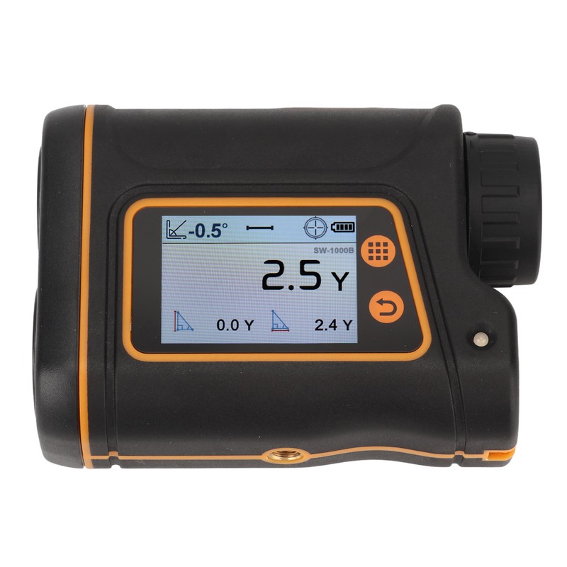Telescope Range Finder 6X Magnification LCD Touch Screen Laser Distance