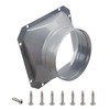 Rrina Dryer Vent Wall Plate 4Inch Metal Air Duct Connector
