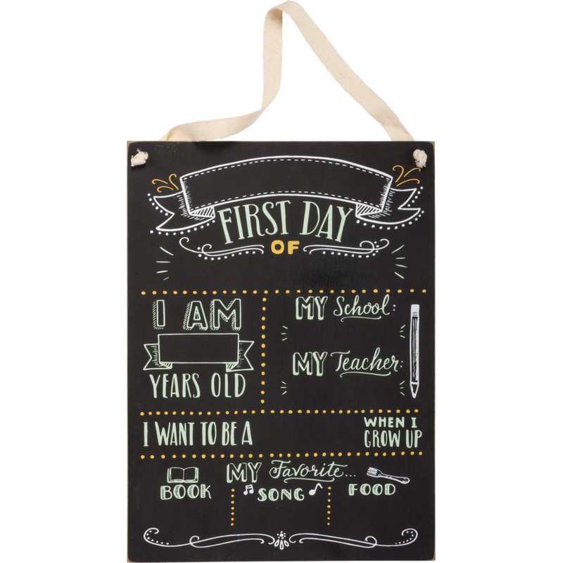 Primitives by Kathy Kids Milestone Chalkboard Sign, 9.5" x 13",