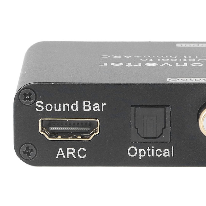 Digital to Analog Audio Converter 192KHZ Optical to RCA 3.5mm