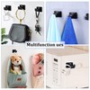 8PCS No Drill Curtain Rod Brackets No Drilling Self Adhesive