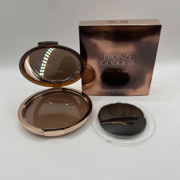 Estée Lauder Bronze Goddess Powder Bronzer 04 Deep .74oz Full