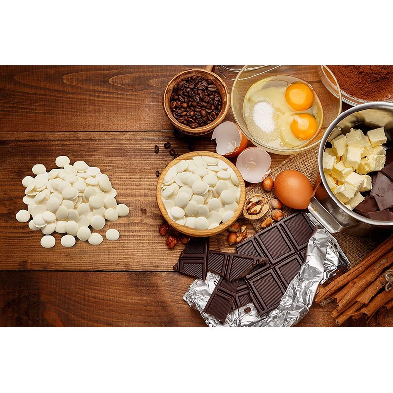 Sarah's Candy Factory Coating Melting Wafers White Chocolate Baking Cocoa